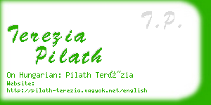 terezia pilath business card